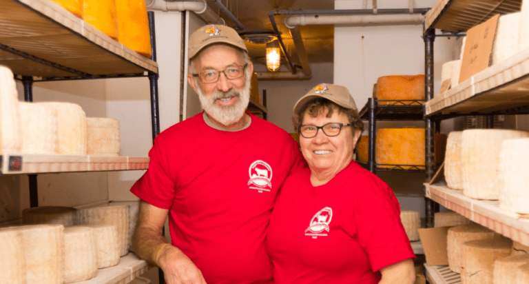 Argyle Cheese Farmers Owners Dave and Marge