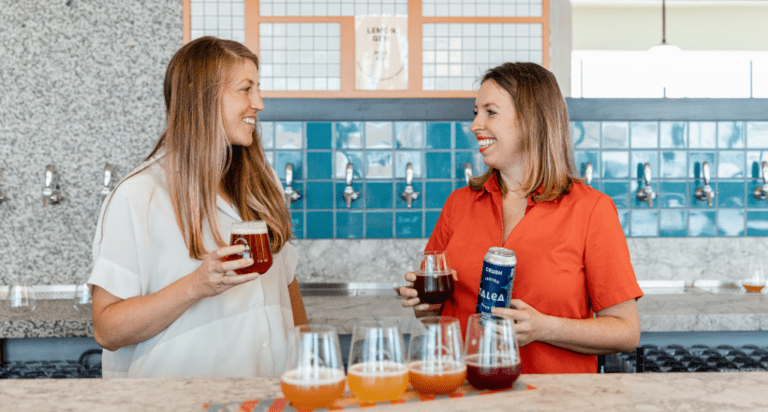 TALEA Beer Company co-founders and owners LeAnn Darland and Tara Hankinson