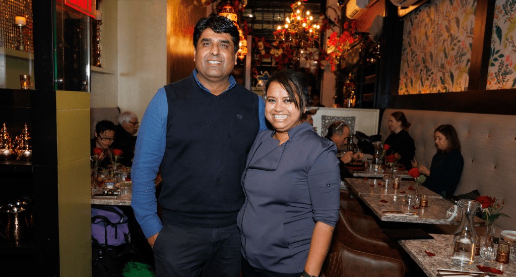 Aneesa Waheed, owner of Tara Kitchen, and her husband, Muntasim Shoaib