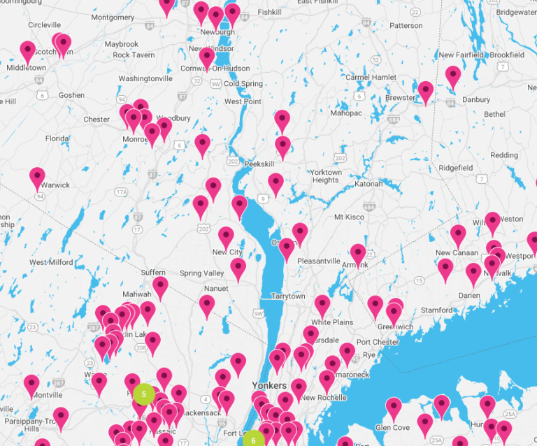 Westchester, NY - Pursuit Small Business Loan Map