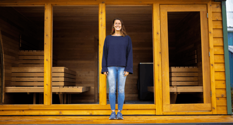 Kate Butchart, owner of KOS Sauna