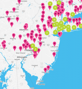 New Jersey Small Business Loans Map